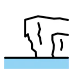 Ice Shelf SVG Icon